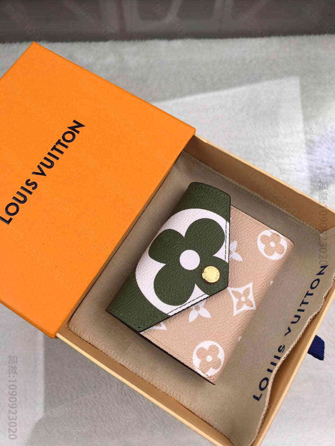 LV 2023新款Zoé三折拼色短款钱夹 M67640