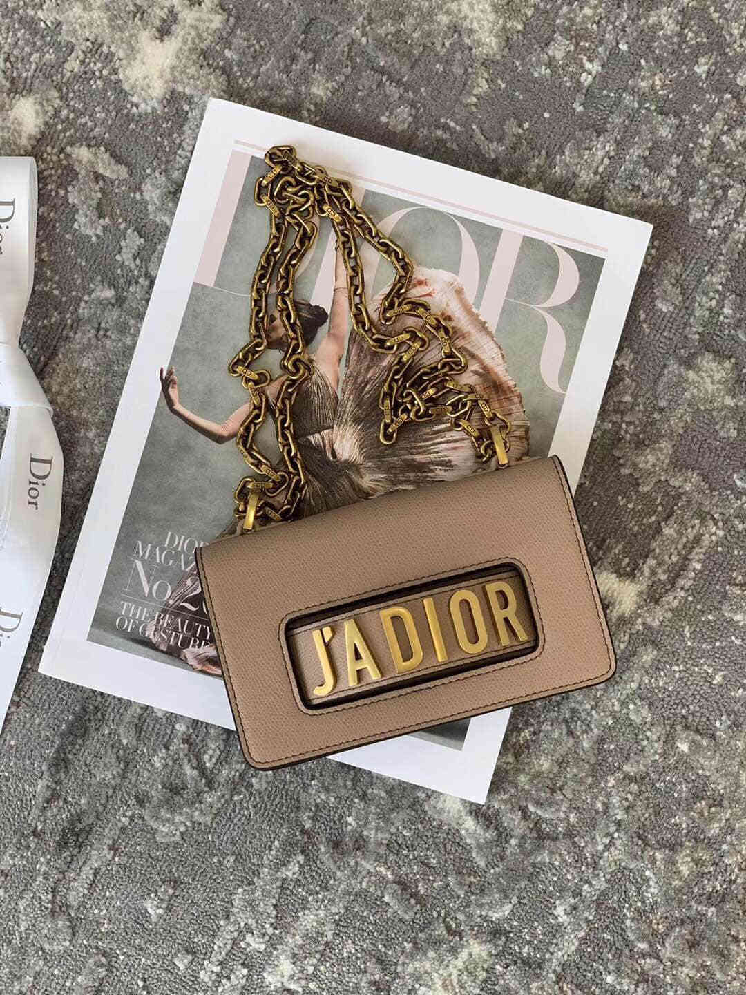 Dior/迪奥 JADIOR 迷你掌纹链条包