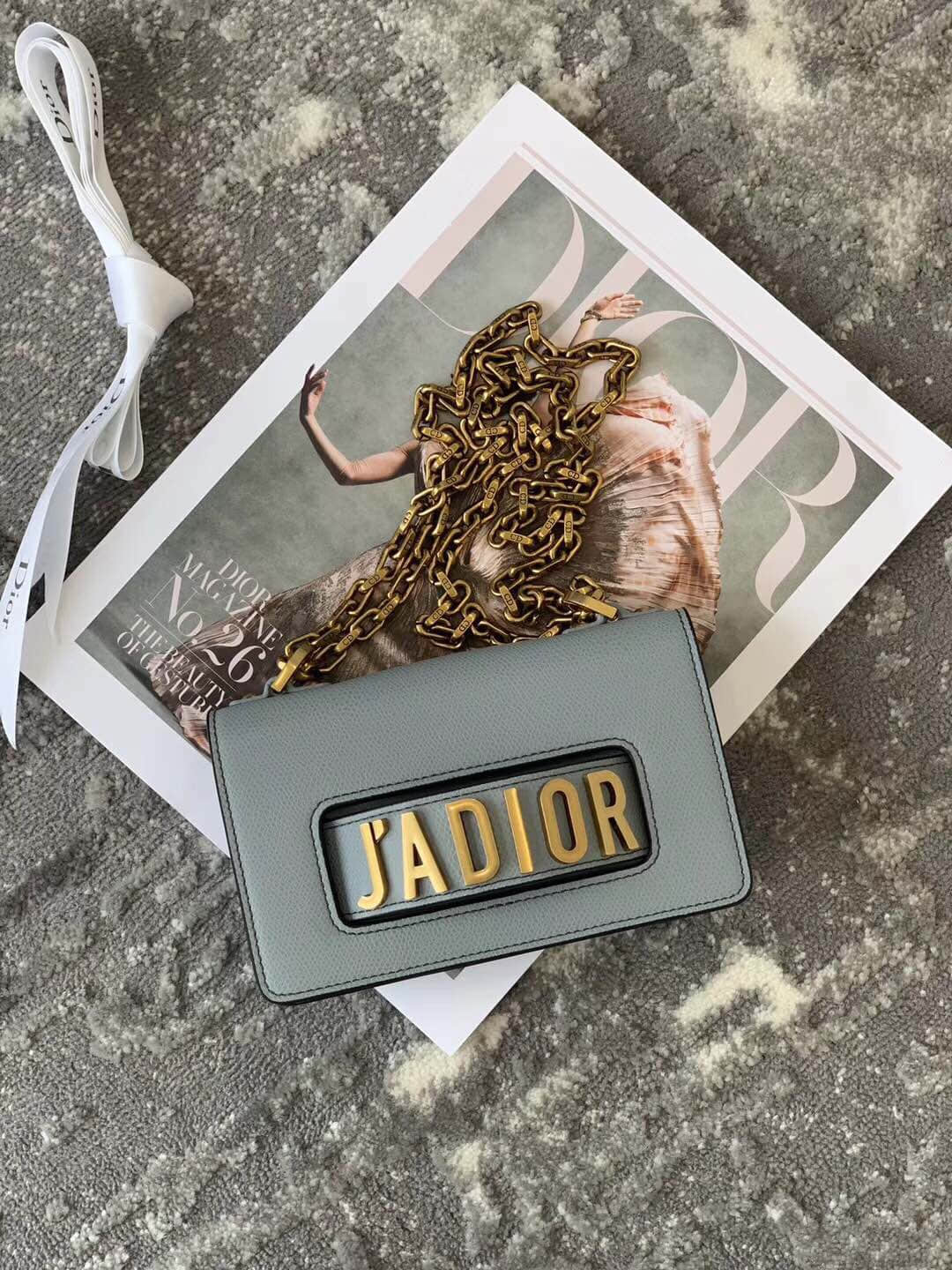 Dior/迪奥 JADIOR 迷你掌纹链条包