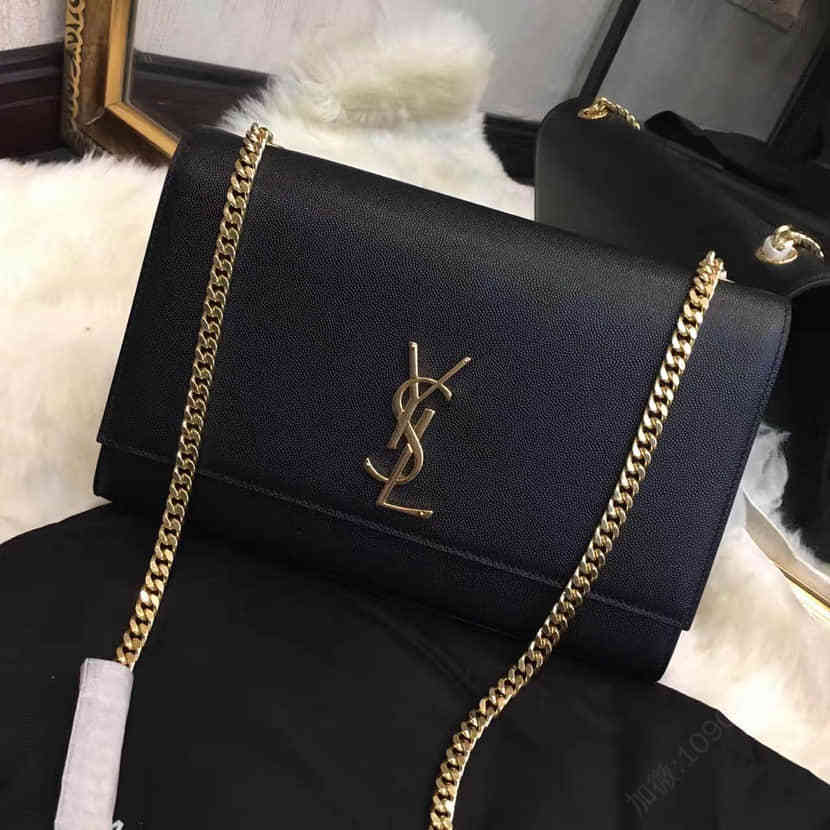 YSL美国官网新款kate bag big 圣罗兰鱼子酱颗粒链条单肩斜挎包446752Q