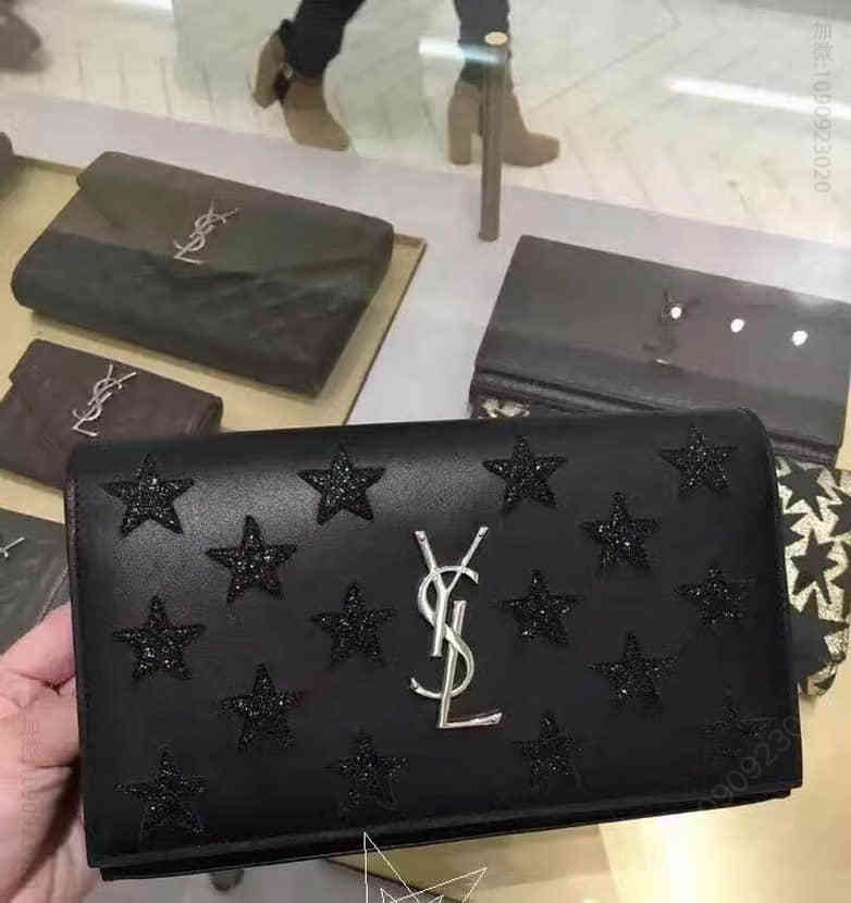 货SAINT LAURENT PARIS星星图案YSL最新款肩背斜挎包442015