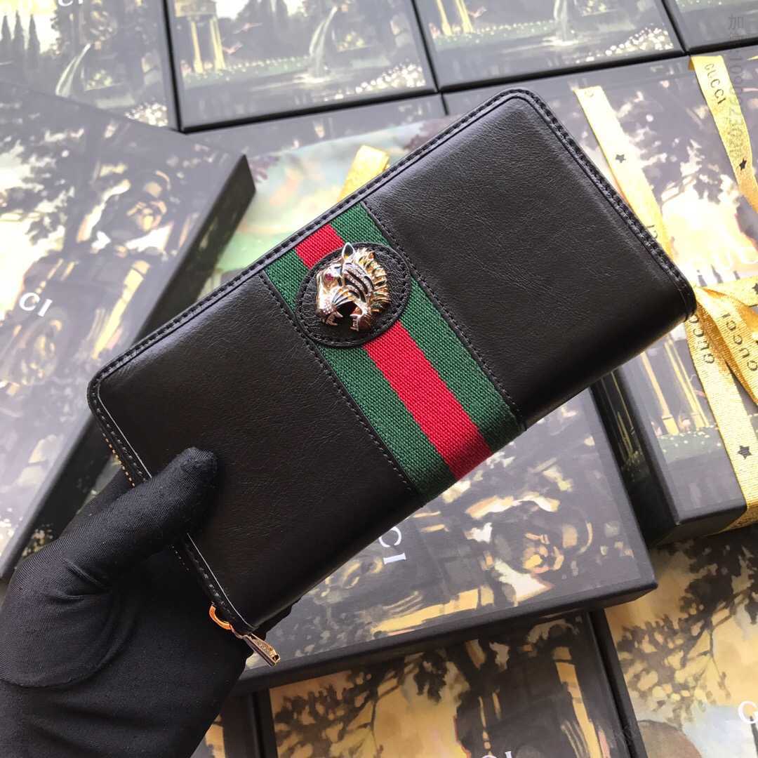 Gucci古驰 Rajah 系列全拉链钱包 573791
