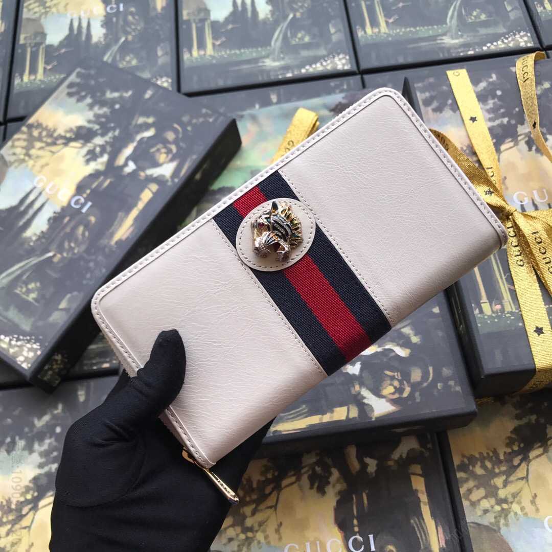 Gucci古驰 Rajah 系列全拉链钱包 573791