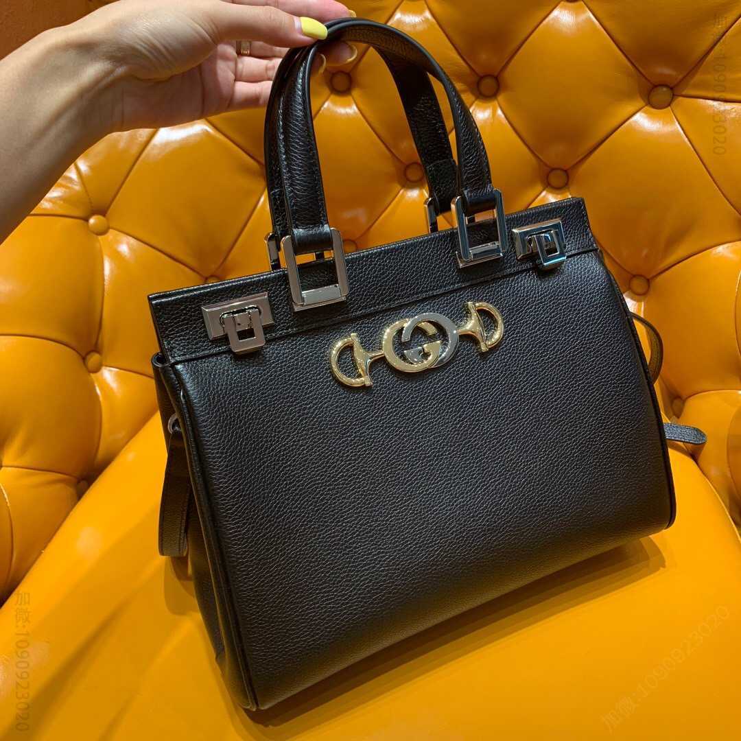 Gucci古驰 Zumi系列小号手提包 569712黑色