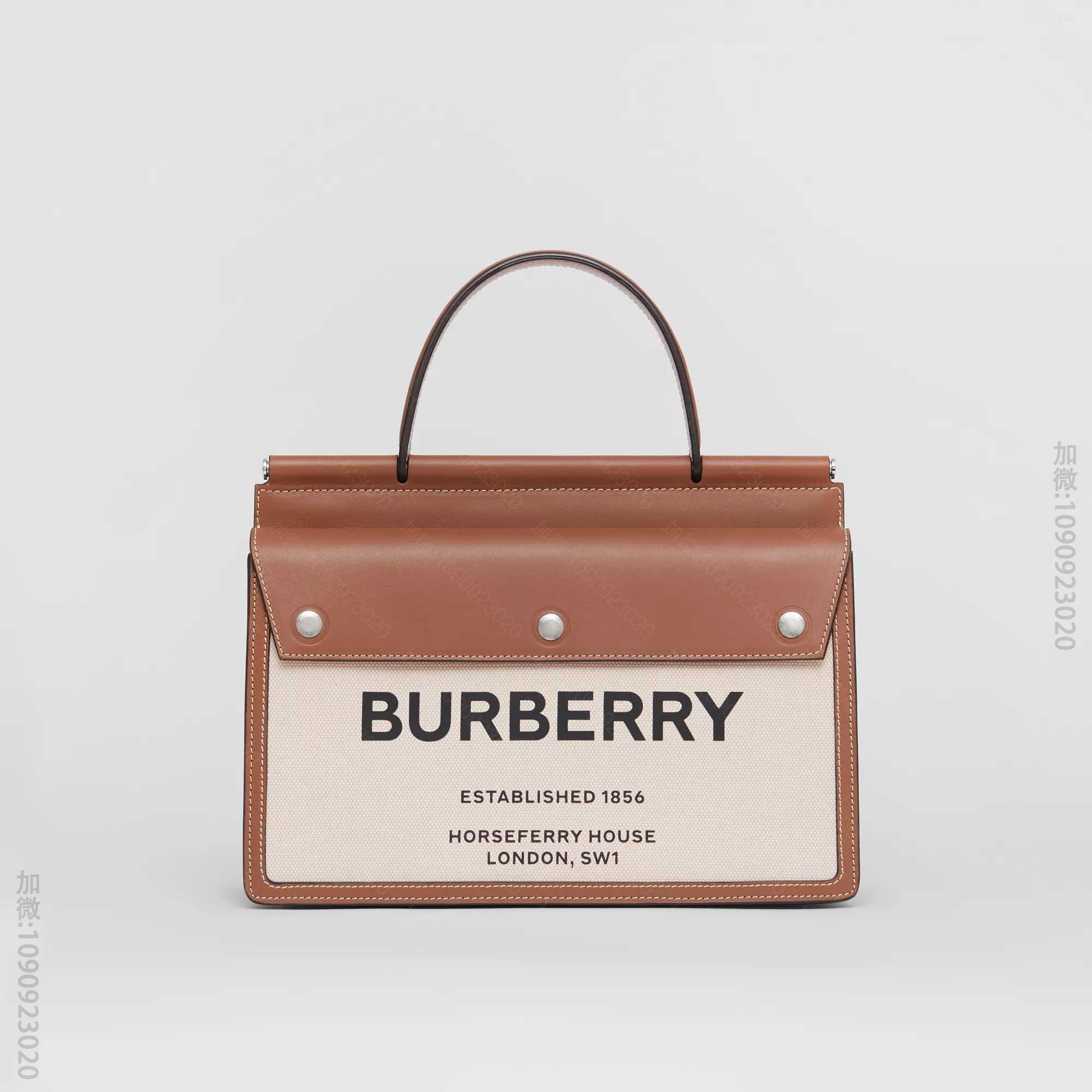Burberry/巴宝莉 Title小号口袋装饰 Horseferry 印花...