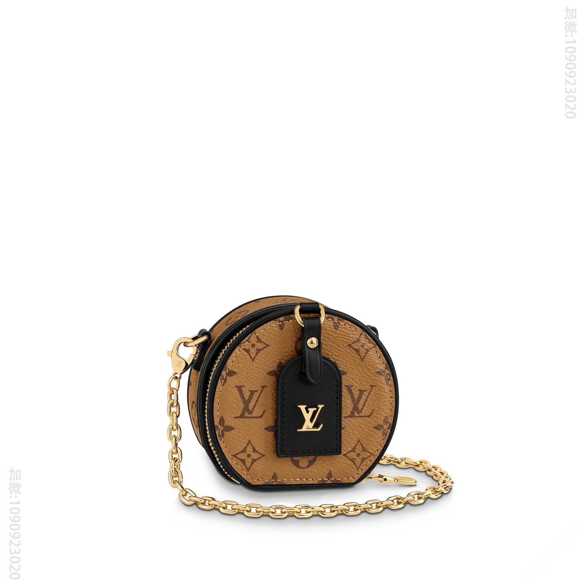 LV M68577 BOITE CHAPEAU 黄花圆饼链条包