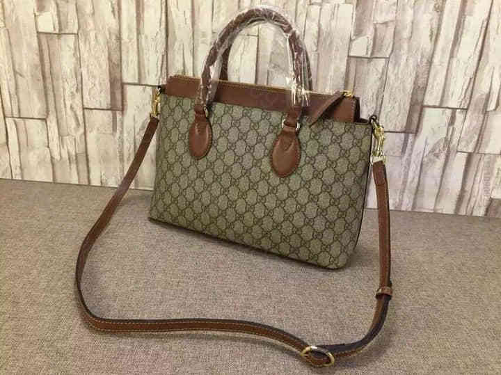 Gucci古驰 原单女士包 休闲时尚包单肩挎手提包409534棕色