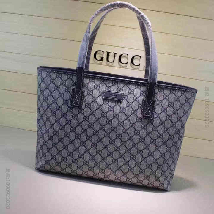 Gucci古驰 原单新款购物包 欧美顶级 211137蓝色
