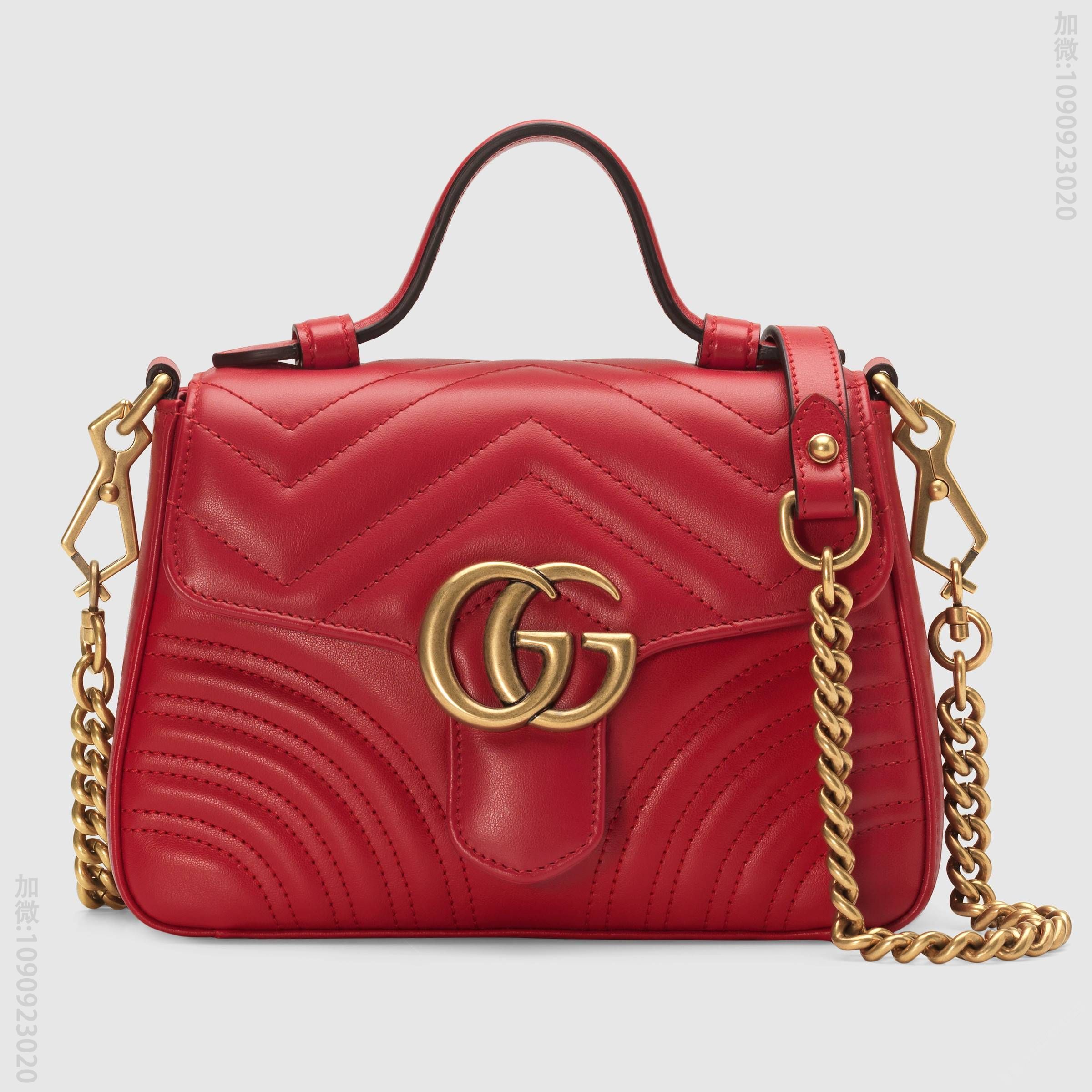 Gucci古驰 GG Marmont系列迷你手提包 547260 DTDIT 6433