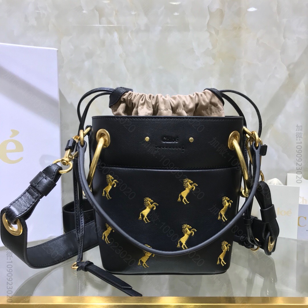 Chloe/克洛伊 迷你Roy绣马水桶包 S1128