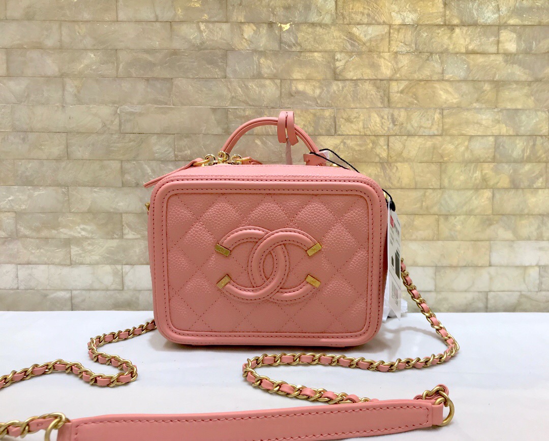 Chanel/香奈儿 新色细球纹化妆包相机包 A93342