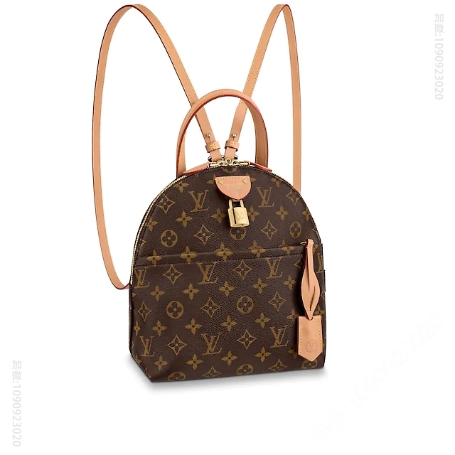 LV M44944 Monogram 帆布MOON双肩包 拉链手提包女背包