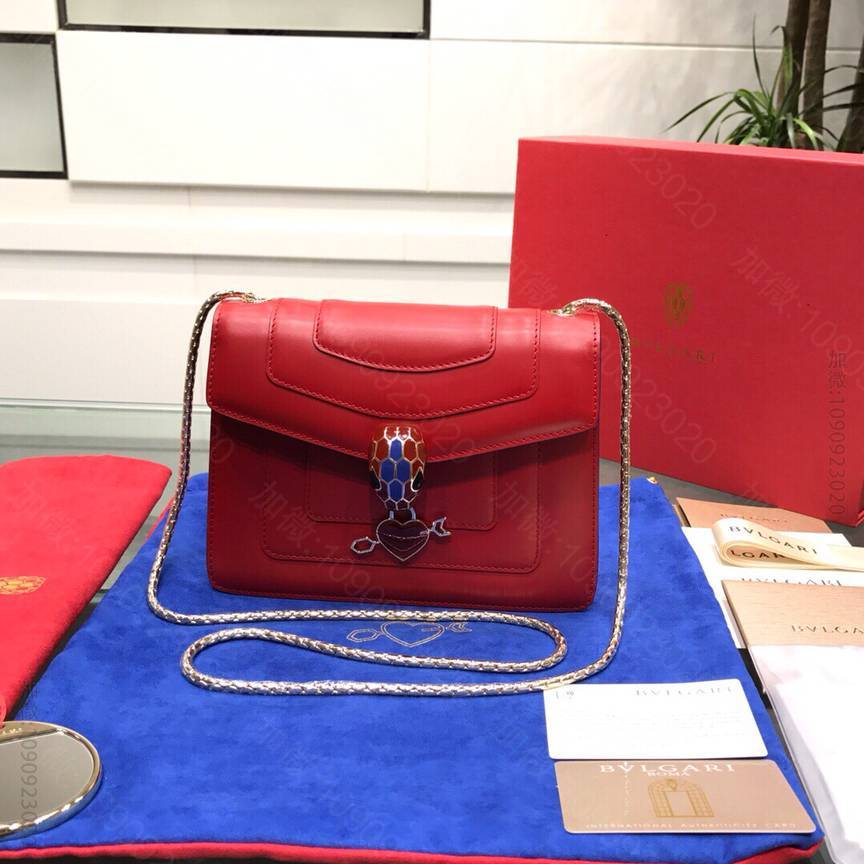 BVLGARI宝格丽2023情人节Serpenti Forever系列光滑小...