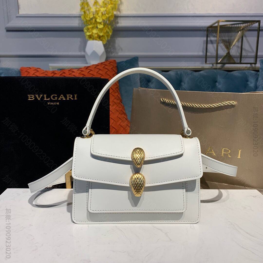Alexander Wang X BVLGARI 合作限量款小牛皮材质手提单...