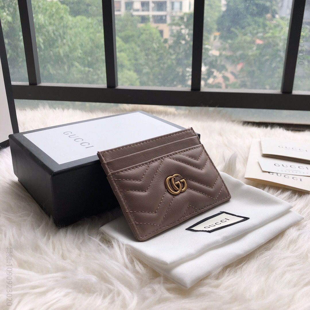 Gucci古驰 marmont 小卡包 原厂皮 443127