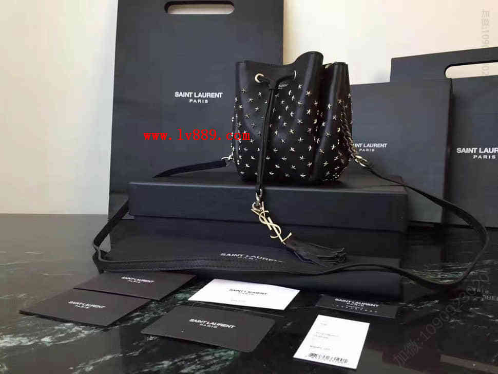 正品代购 最新款Hong Kong 圣罗兰YSL 星星系列 女士斜挎包