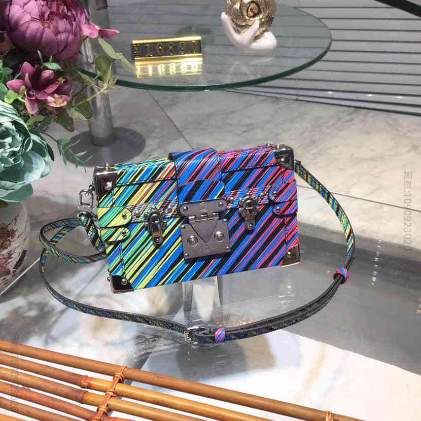 LV M51573 路易威登 Petite Malle 手袋 彩色印花Epi...