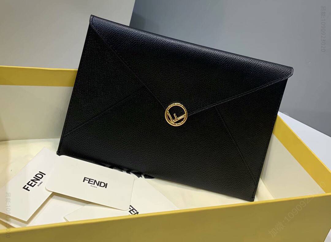 FENDI芬迪几何形翻盖Fis 信封包0288L