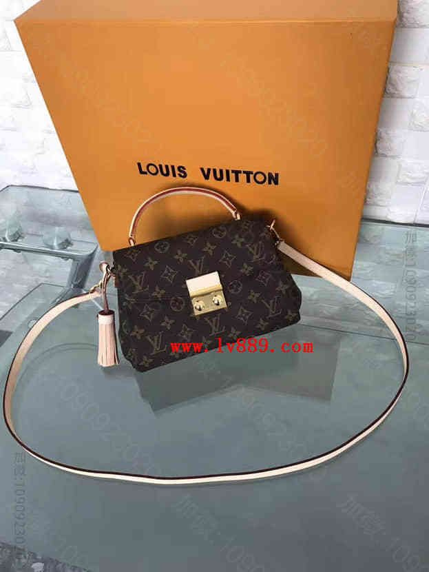LV N53000 路易威登Croisette手袋 棋盘格Damier Eb...