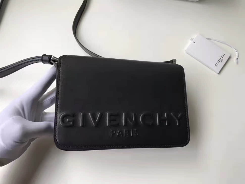 B100_纪梵希单肩女包 美国正品代购2016 Givenchy/纪梵希 女士小号徽标包包