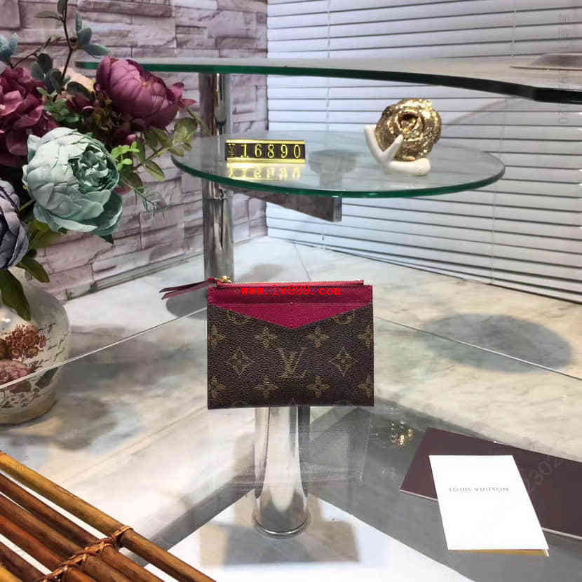 LV PORTE-CARTE ZIPPE卡片夹 路易威登M62257 紫红