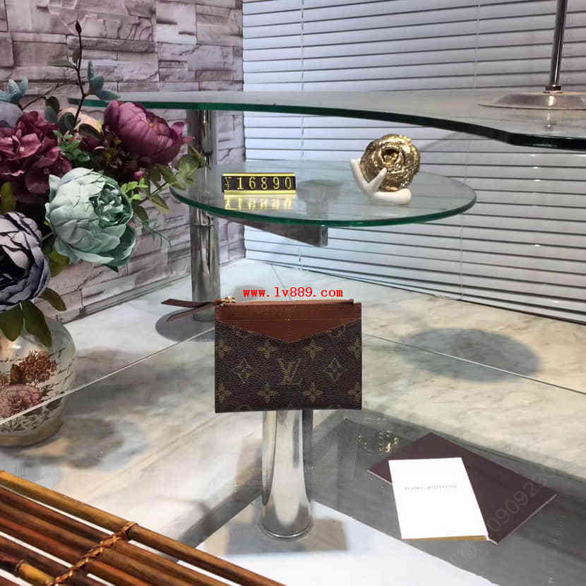 LV PORTE-CARTE ZIPPE卡片夹 路易威登M62257 咖啡