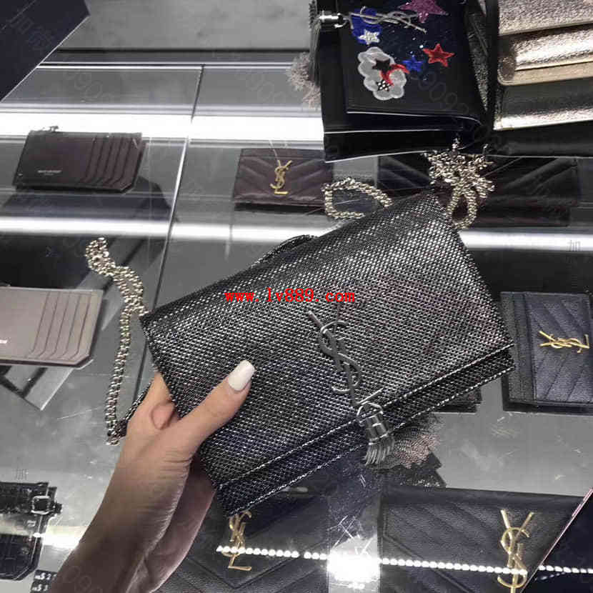 YSL 圣罗兰 Saint Laurent KATE MONOGRAM 流苏...