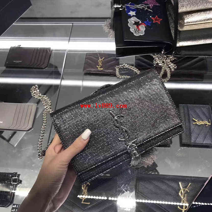 YSL 圣罗兰 Saint Laurent KATE MONOGRAM 流苏链条包452159