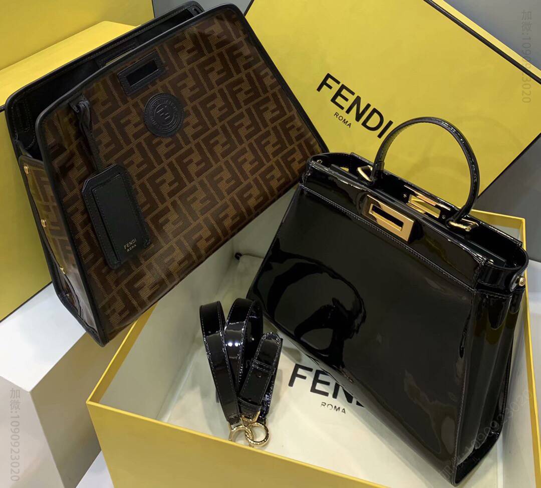 FENDI芬迪防水料PEEKABOO升级版子母包8605M