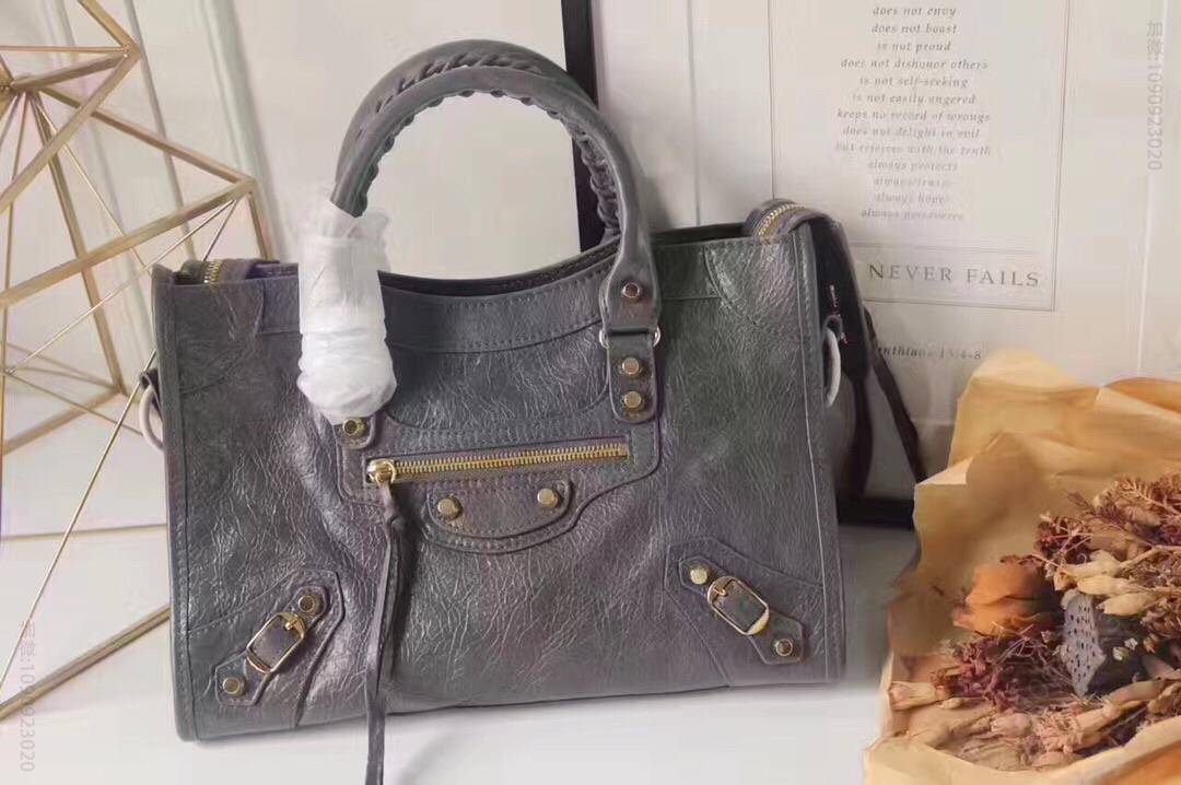 Balenciaga巴黎世家欧洲正品A级羊皮机车包084669