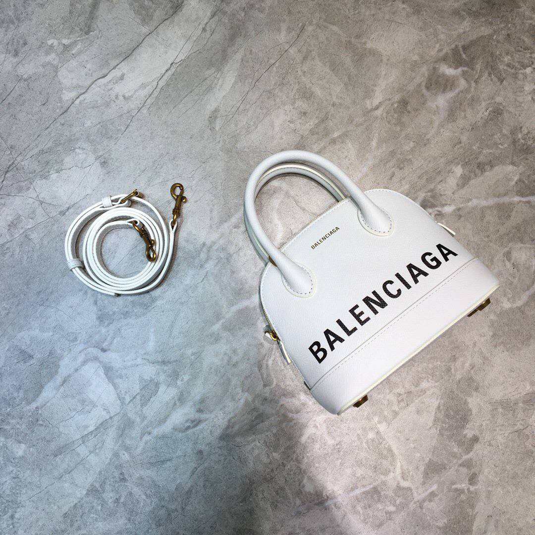 Balenciaga巴黎世家白色Ville贝壳包087