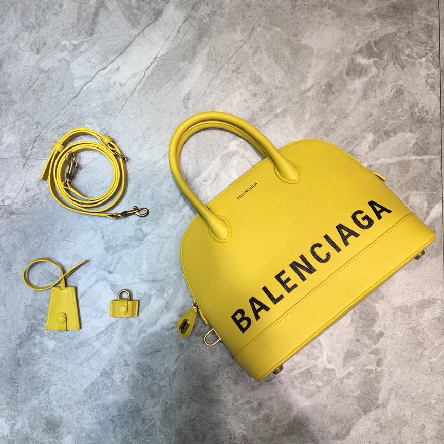 Balenciaga巴黎世家黄色Ville贝壳包087