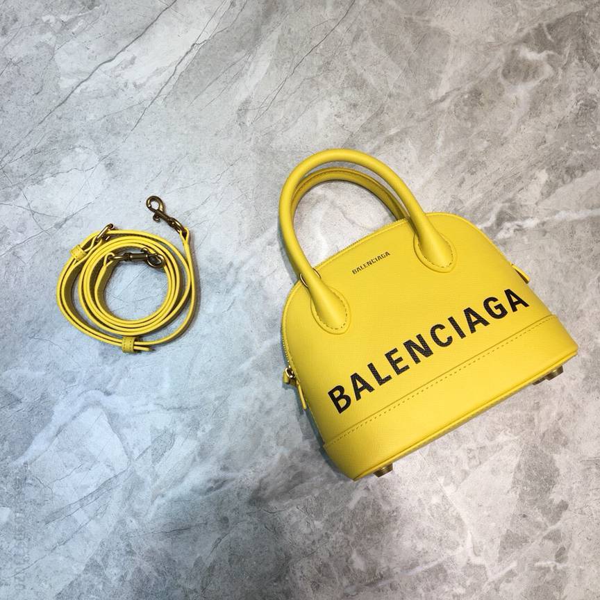 Balenciaga巴黎世家黄色Ville贝壳包087