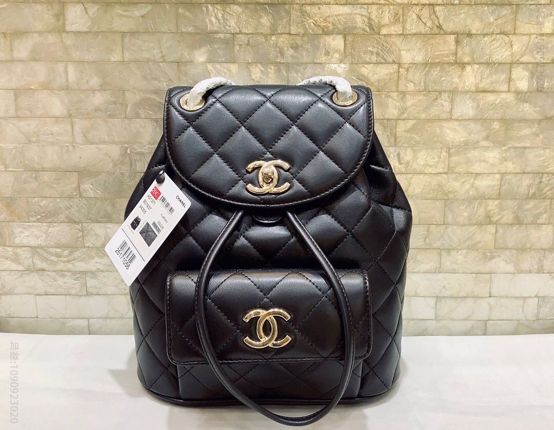 Chanel/香奈儿 2023新款羊皮双肩包 AS1371
