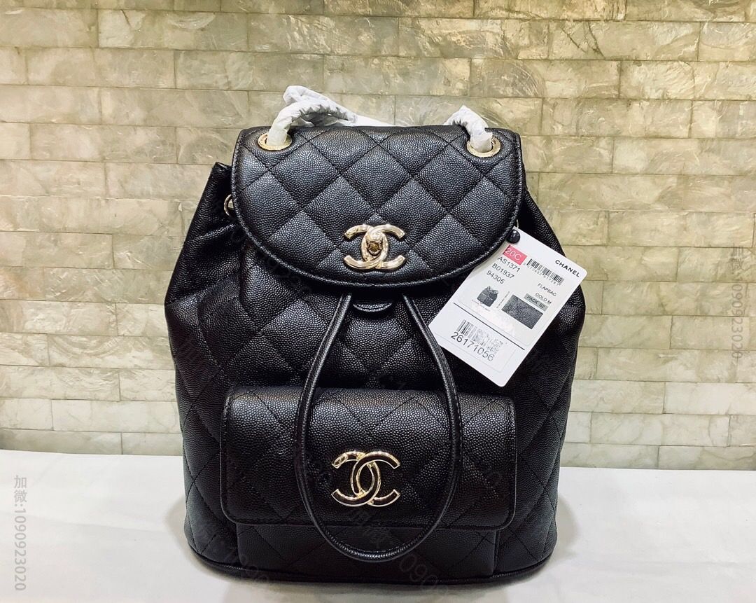 Chanel/香奈儿 2023新款牛皮双肩包 AS1371