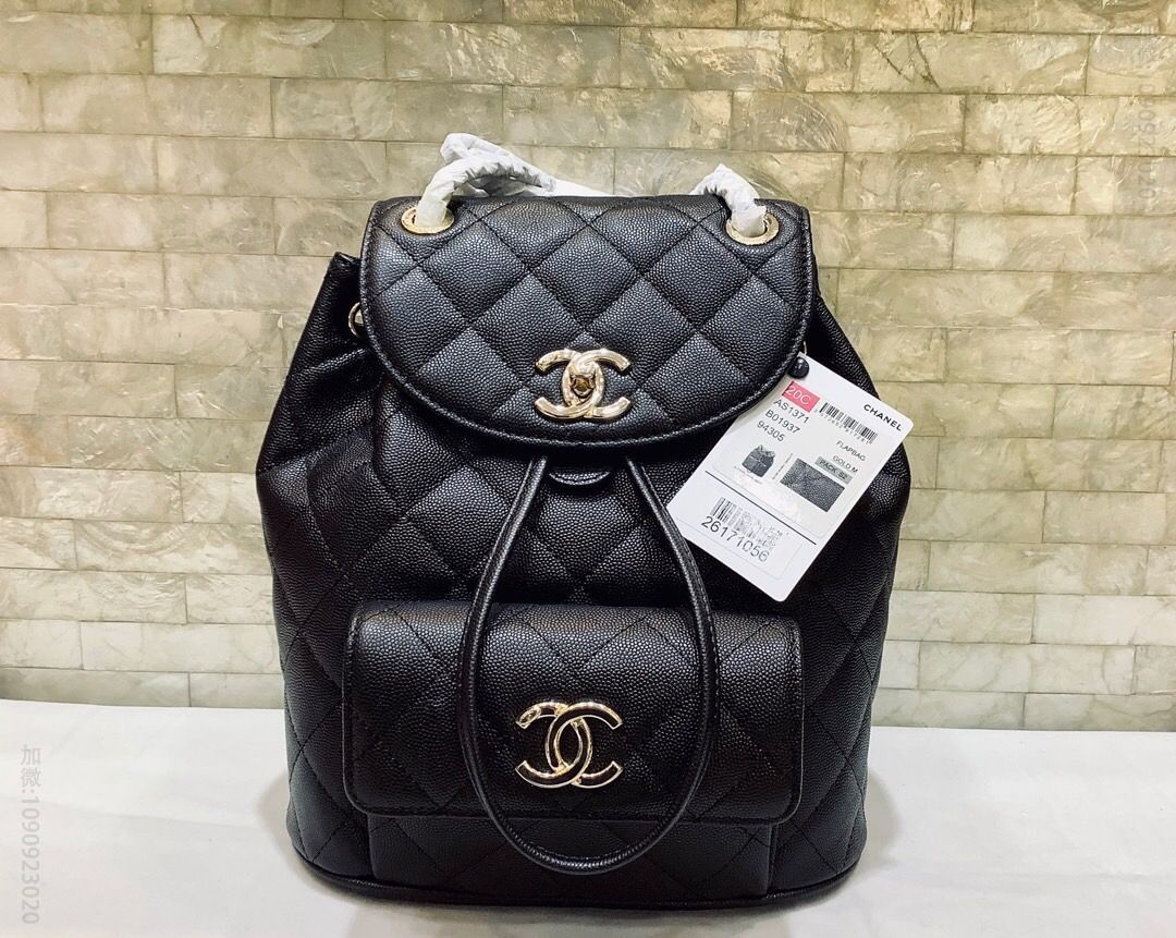 Chanel/香奈儿 2023新款牛皮双肩包 AS1371
