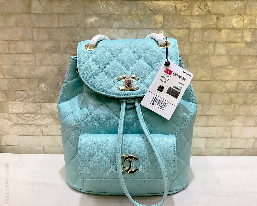 Chanel/香奈儿 2023新款牛皮双肩包 AS1371
