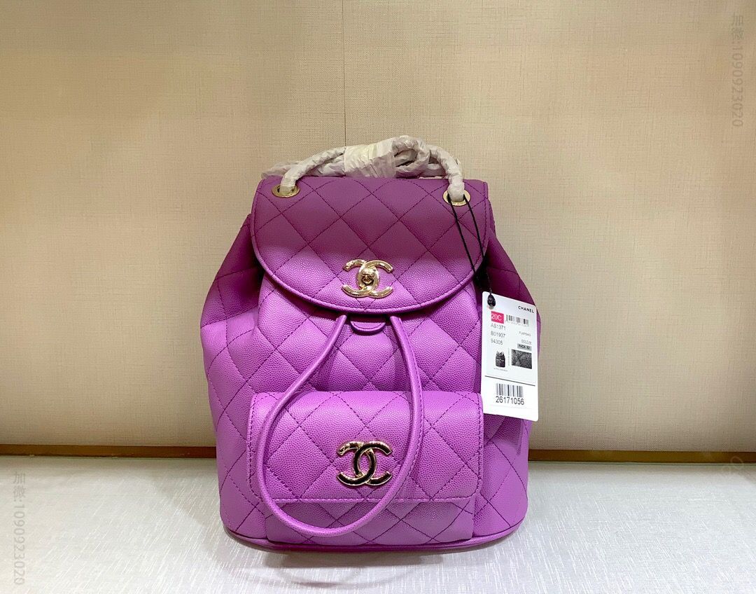 Chanel/香奈儿 2023新款牛皮双肩包 AS1371