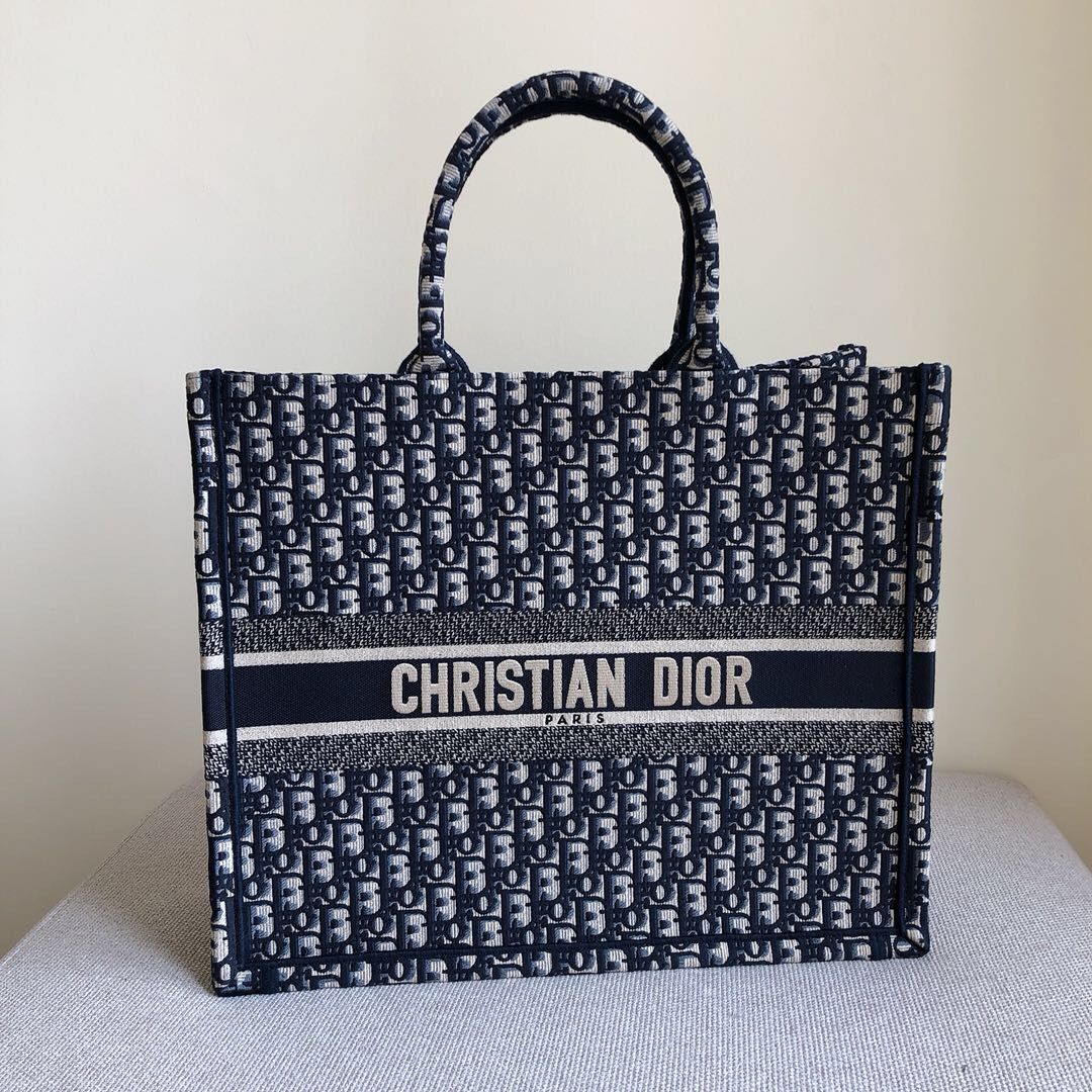 Dior/迪奥 Book Tote # Oblique 大号老花购物袋