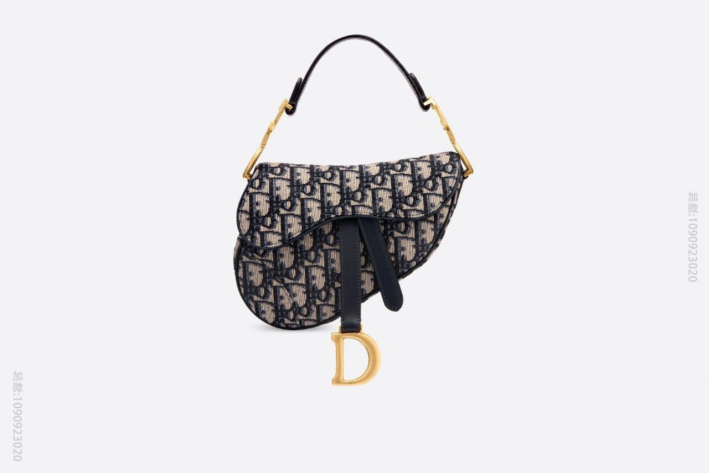 Dior/迪奥 Oblique提花帆布迷你马鞍手袋 M0447CTZQ_M9...
