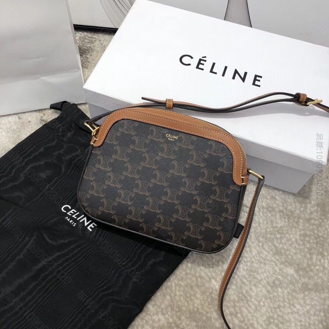 Celine/赛琳 TRIOMPHE帆布小号相机包 191522