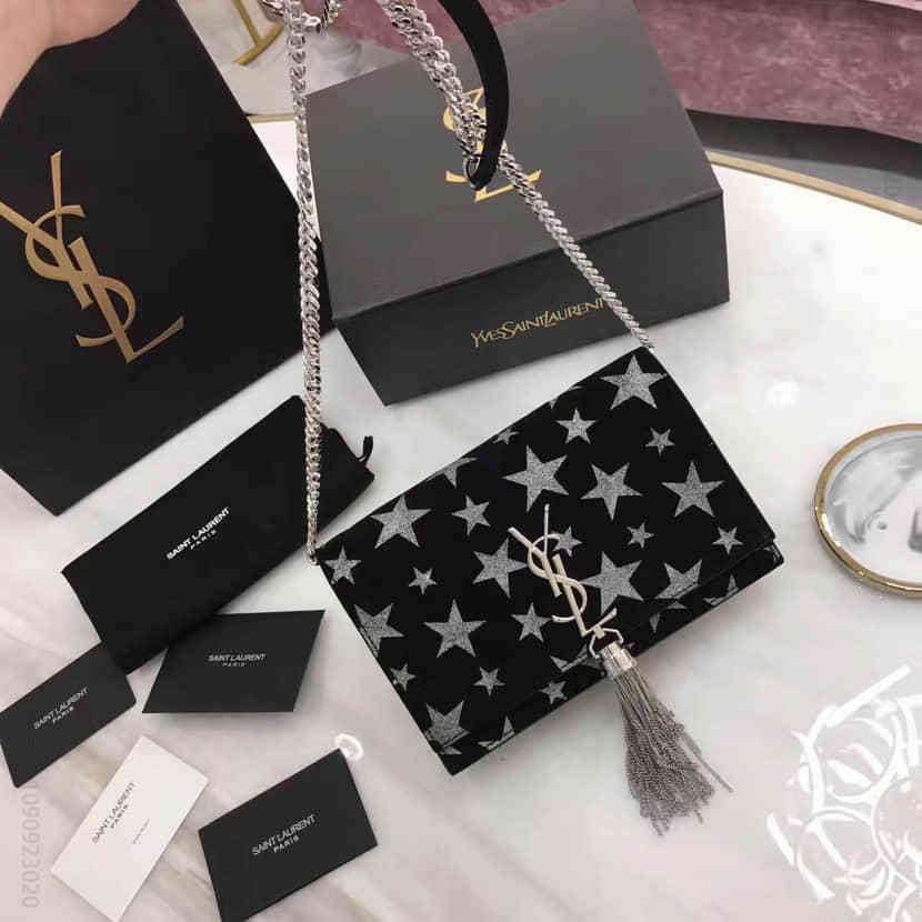 法国正品代购 YSL圣罗兰Saint Laurent Paris五角星星链条包