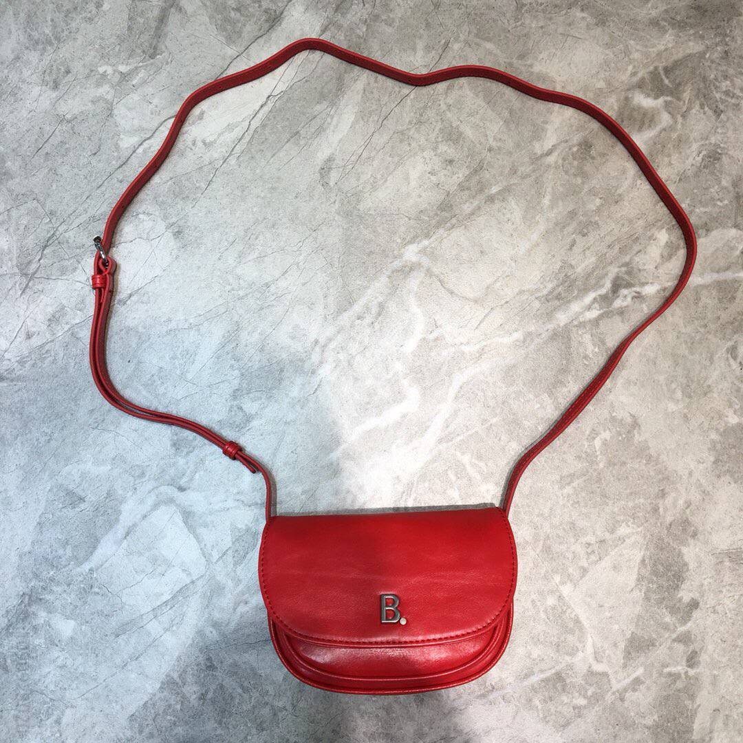 Balenciaga巴黎世家粒面纳帕小牛皮单肩斜挎包409