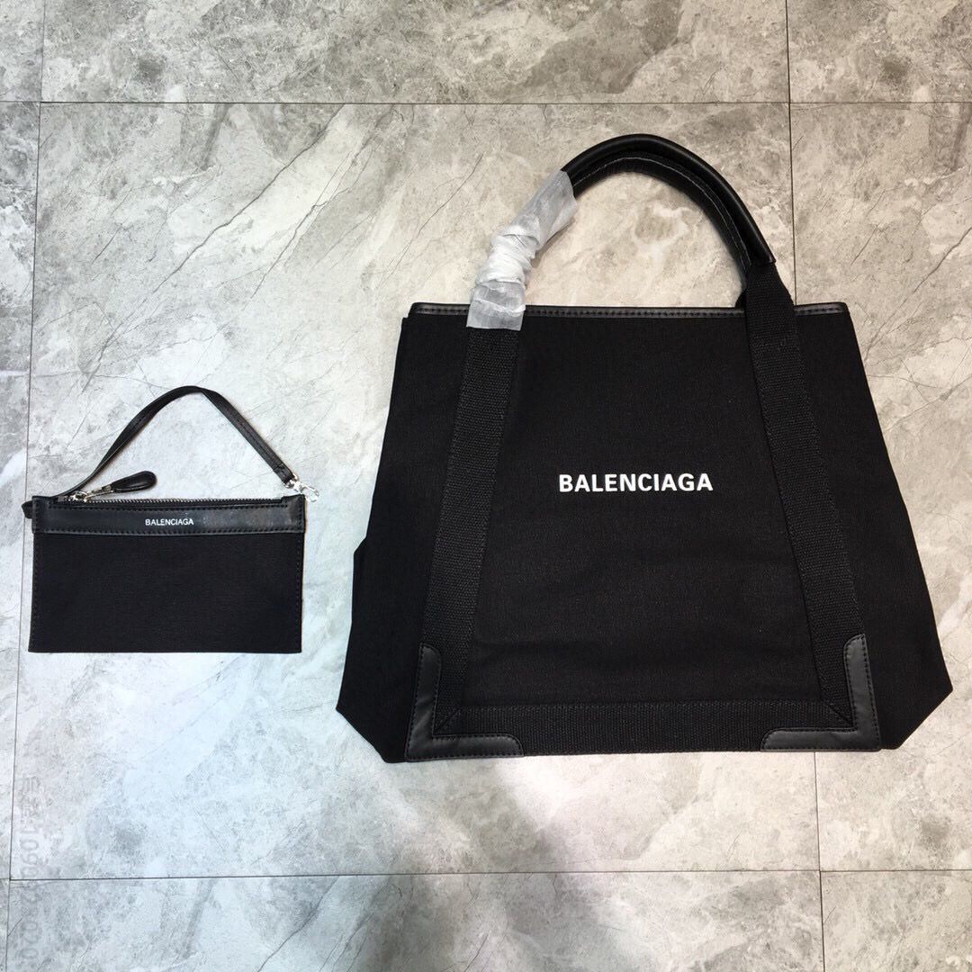 原单巴黎世家手提女包 原单巴黎世家 Balenciaga巴黎世家单排字母印花手提帆布包524 巴黎世家手提女包 