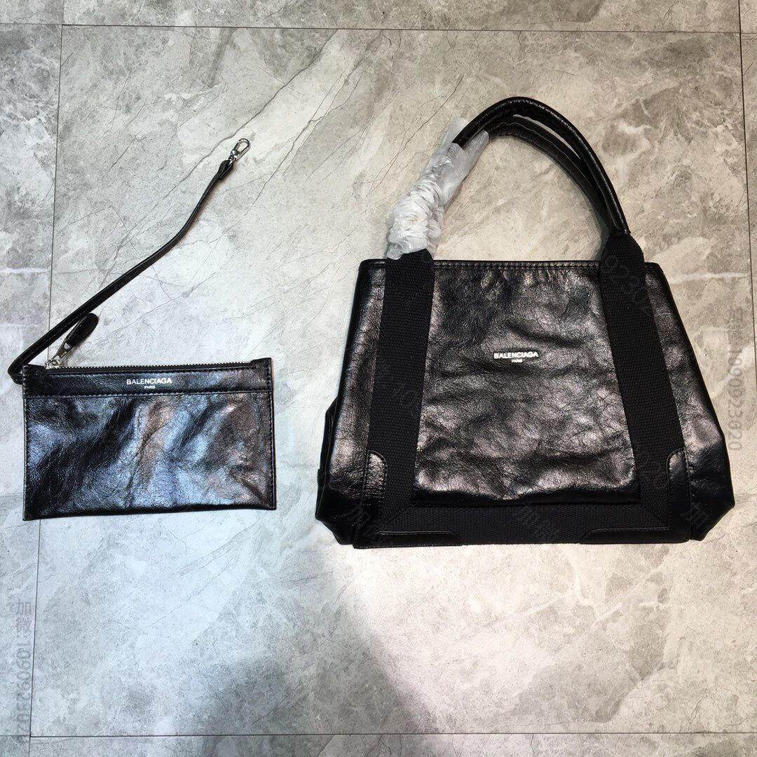 Balenciaga巴黎世家小号全皮帆布手提包522