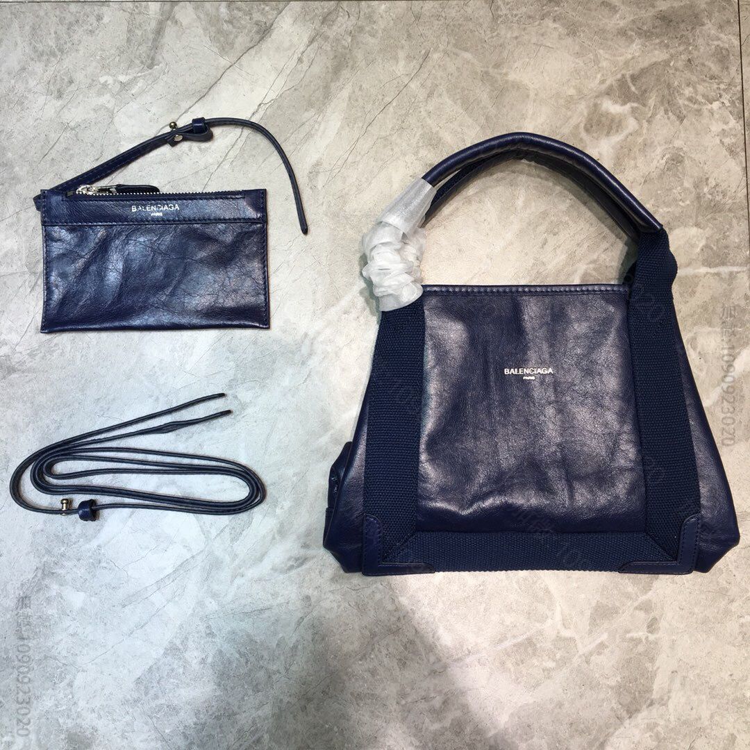 Balenciaga巴黎世家迷你全皮帆布手提包521