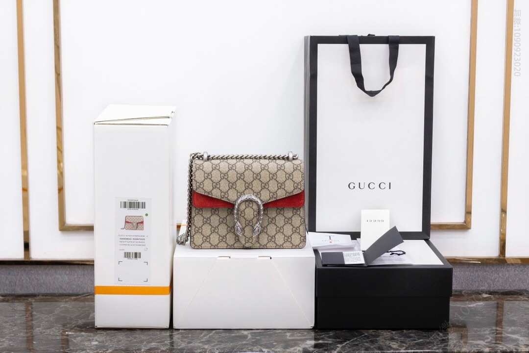 【原厂皮】Gucci新款Dionysus酒神包 古驰女士手袋斜挎单肩包 421970