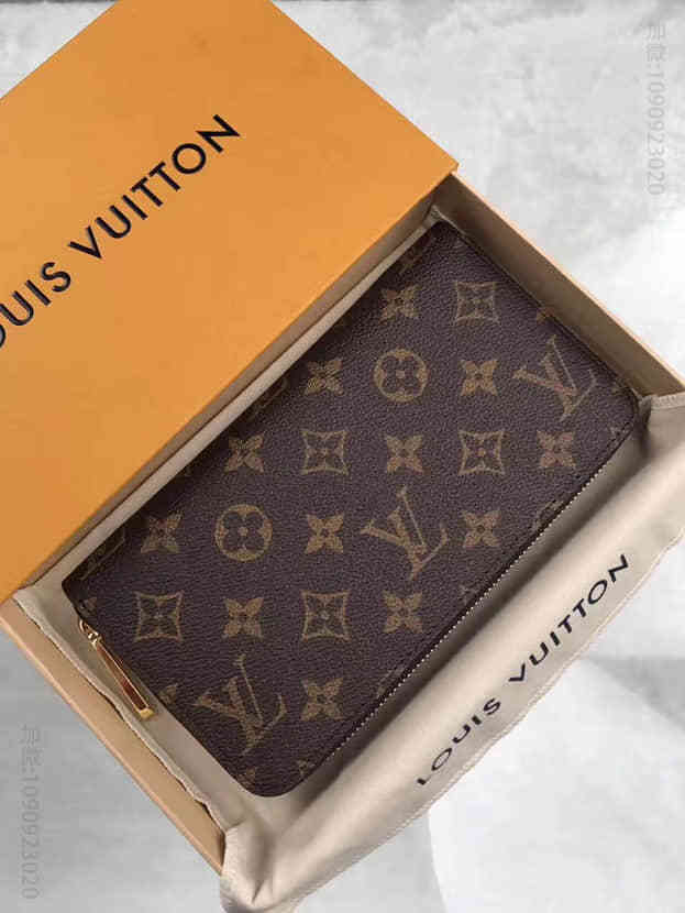 LV Zippy 老花长款拉链钱夹 M60017