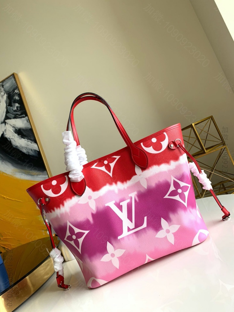 LV 2023夏日系列扎染新款NEVERFULL中号购物袋 M45127