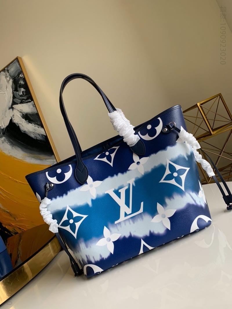 LV 2023夏日系列扎染新款NEVERFULL中号购物袋 M45128